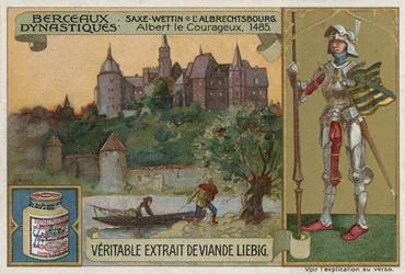 Sachsen-Wettin: die Albrechtsburg und Albrecht der Beherzte, Herzog von Sachsen, 1485